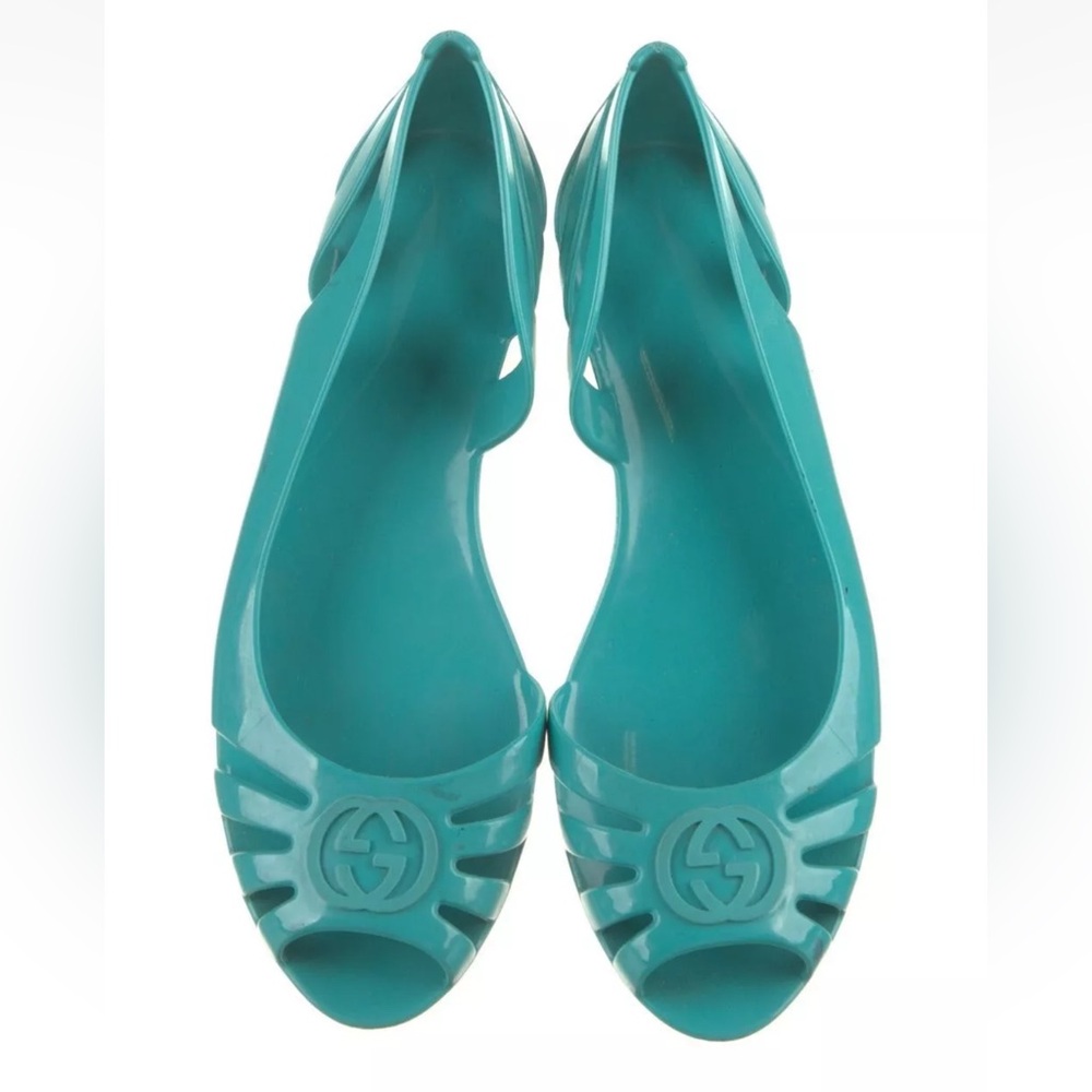 Gucci jelly flats sz.40